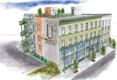 
The Western Soap Building at 103 E. Sprague was built in 1907 and soon will be transformed into The Edge, a mixed-use building with 19 residential condominiums and 7,000 square feet of ground-floor retail
 (The Edge Development Group LLC / The Spokesman-Review)