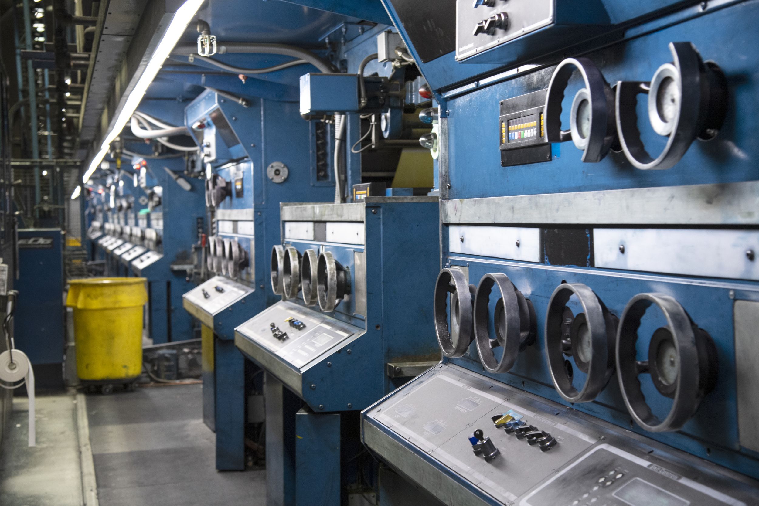 Goss Metro printing press in The SpokesmanReview production facility