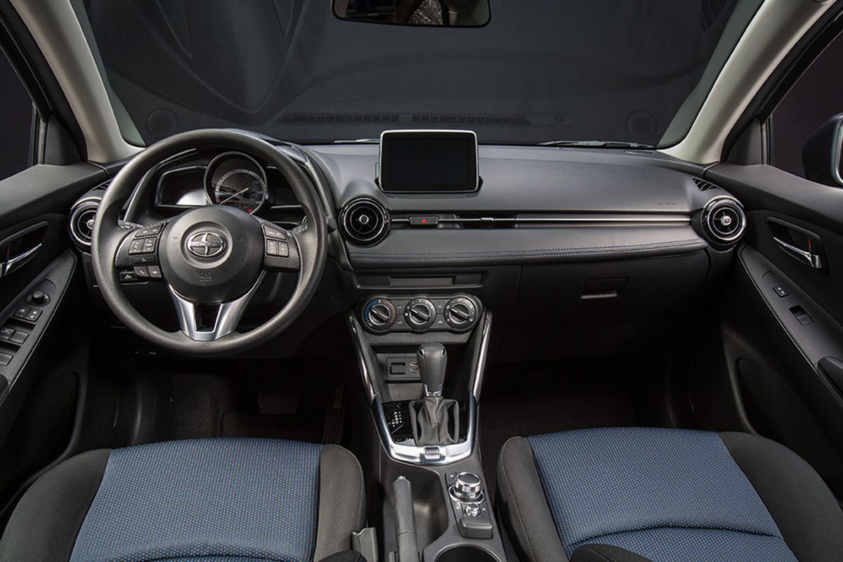 Scion didn’t scrimp on cabin finishes. Like the iM, the iA wears “above-class” finery; loads of soft-touch surfaces, top-shelf materials and excellent fit and finish.
 (Scion)