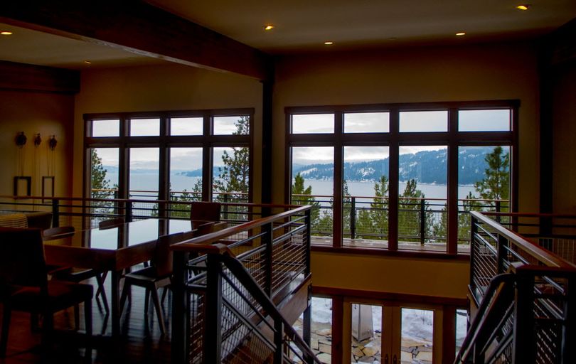 The  Blog Cabin, pictured during a tour on Wednesday, January 6, 2016, features a wide view of Lake Coeur d'Alene. A New York couple won the property in a sweepstakes in October and decided they couldn't keep it. It will be listed for sale for just under $900,000.  