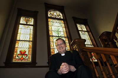 The Rev. Robert Spitzer, pictured in 2008, will step down in July.  (Christopher Anderson / The Spokesman-Review)