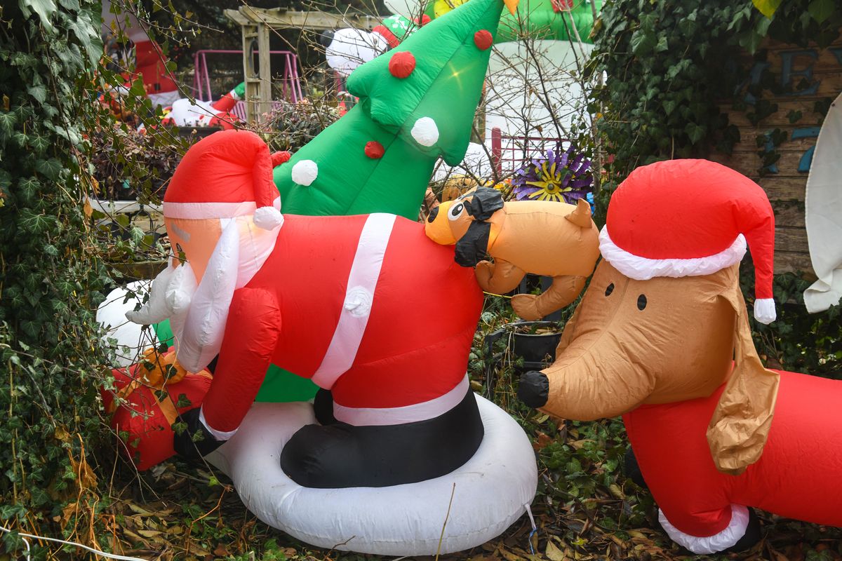 Sheppard family's Christmas lights display in Spokane Valley Dec. 20