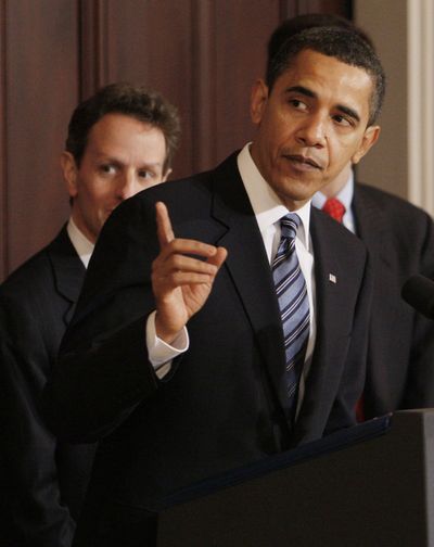 President Barack Obama speaks about his fiscal 2010 federal budget Thursday.  (Associated Press / The Spokesman-Review)