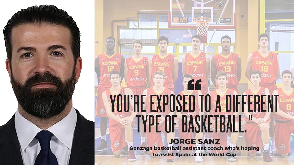 Gonzaga director of basketball operations Jorge Sanz hopes to continue serving as an assistant coach for Spain’s U19 team despite a bout with tonsillitis. 