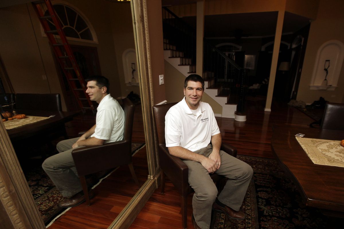 Libertyville, Ill., homeowner David Frank does most of his own work, including drywall repair or installing light fixtures. (Associated Press)