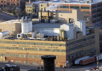 
The Blommer Chocolate Co. factory has been ordered to halt its emissions. 
 (Associated Press / The Spokesman-Review)