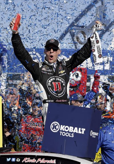 Defending Sprint Cup champ Kevin Harvick picked up his first win in the new season. (Associated Press)