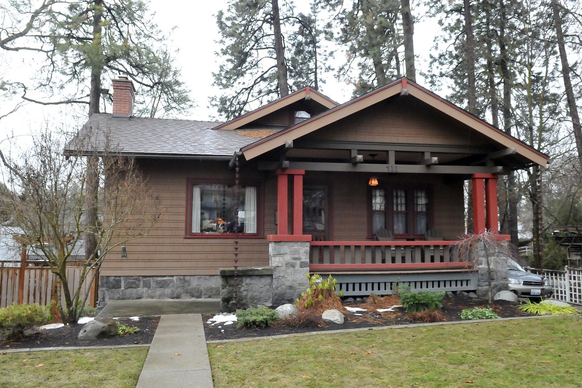 This South Hill Craftsman-style home has been meticulously restored to its former glory by its current owner and will be featured as part of the Old House Workshop, a workshop on restoration and preservation led by Linda Yeomans. (Jesse Tinsley / The Spokesman-Review)