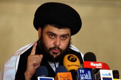 Shiite cleric Muqtada al-Sadr, seen here in September 2006 delivering a sermon in Kufa, Iraq, is living in Iran.  (File Associated Press / The Spokesman-Review)