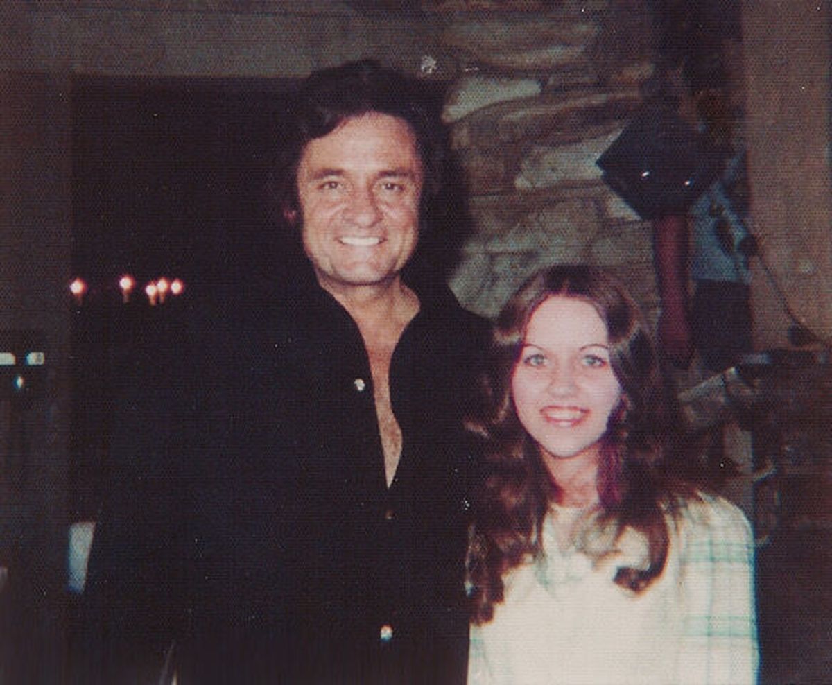 Debbie Horton poses with Johnny Cash. Horton is now a part of “Johnny Cash: The Concert Experience,” coming Tuesday to the First Interstate Center for the Arts.  (Courtesy)