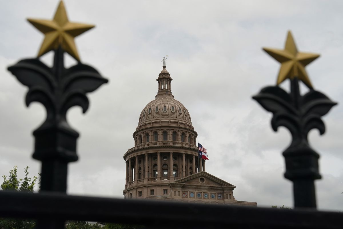 FILE - This June 1, 2021, file photo shows the State Capitol in Austin, Texas. Democrats in the Texas Legislature are planning to leave the state in another revolt against a GOP overhaul of election laws. A person with knowledge of the decision told The Associated Press that Democrats are set to once again break quorum at the Texas Legislature in a dramatic showdown over voting rights in America.  (Eric Gay)