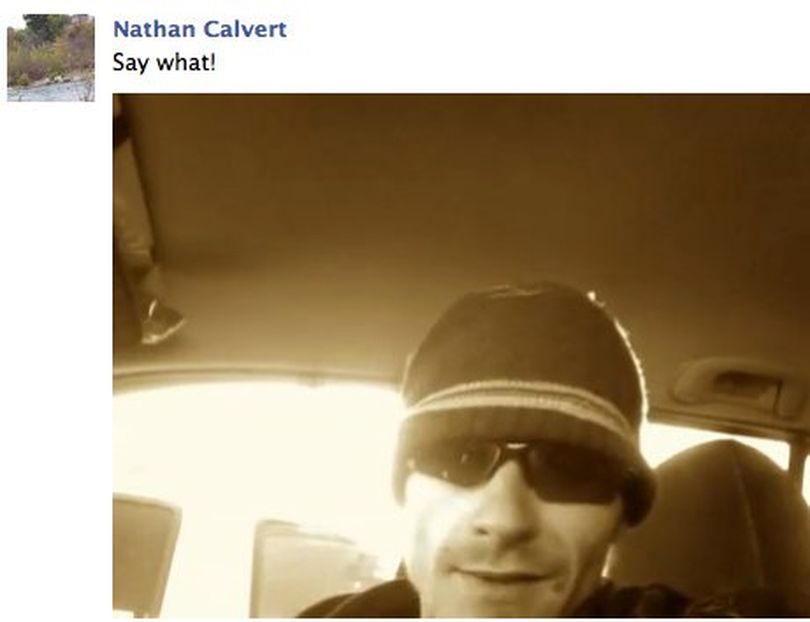 This is a screen shot of a video vehicle prowling suspect Nathan Calvert posted on his Facebook page. (Facebook)