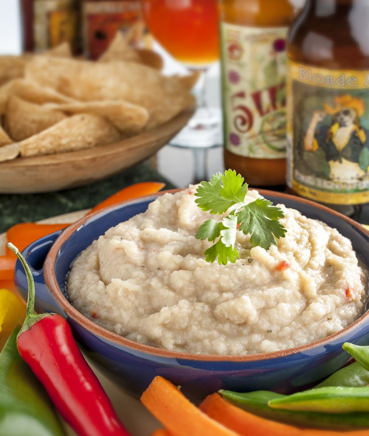 This spicy dip is made with tepary beans, a variety native to Arizona.