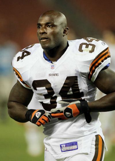 Reuben Droughns Number 34 Cleveland Browns Editorial Stock Photo - Stock  Image