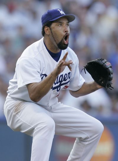 Jose Lima, who spent 13 years in the major leagues, was a free-spirited pitcher known for “Lima Time.”  (Associated Press)