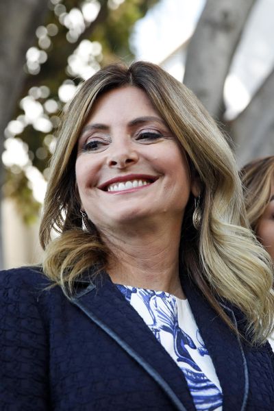 In this July 10, 2017  photo, attorney Lisa Bloom stands outside a courthouse in downtown Los Angeles. (Jae C. Hong / Associated Press)