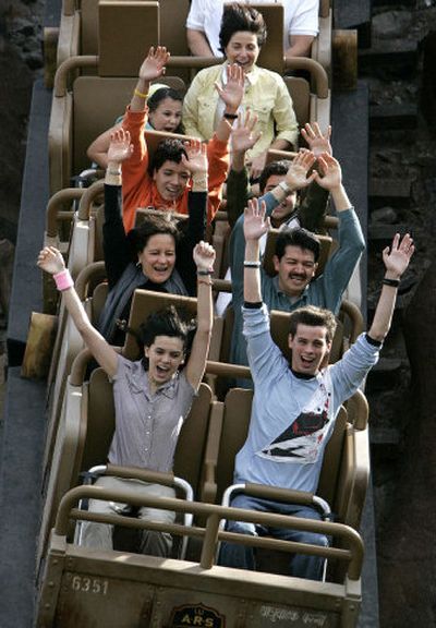 
Visitors experience the 80-foot drop on the Expedition Everest roller coaster at Disney's Animal Kingdom. 
 (The Spokesman-Review)