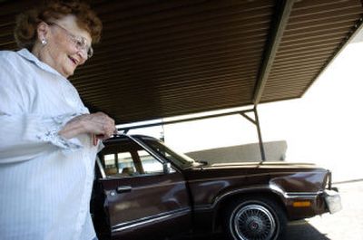 
Youngsters stole Rosie Buck's purse and keys, then came back for her 1979 Ford Fairmont station wagon, which they treated quite badly. 
 (Holly Pickett / The Spokesman-Review)