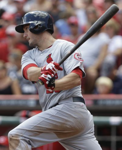 David Freese is leaving his hometown Cardinals for L.A. Angels. (Associated Press)