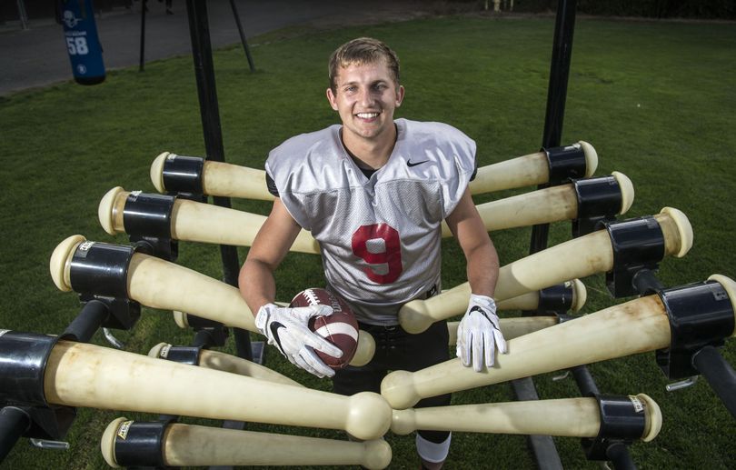 Whitworth University football player Brett Moser has overcome obstacles and is playing for the Pirates this year. (Dan Pelle / The Spokesman-Review)