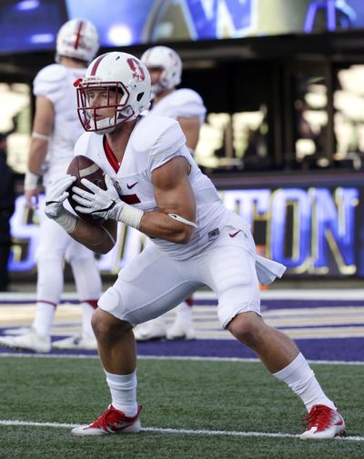 Stanford running back Christian McCaffrey will provide a major challenge for Washington State. (Ted S. Warren / Associated Press)