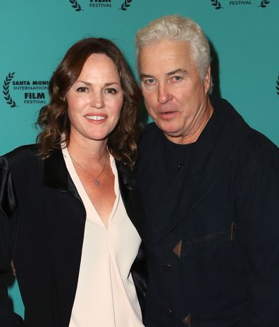 Jorja Fox and William Petersen attend the 2019 Santa Monica International Film Festival in Southern California.  (David Livingston/Getty Images)