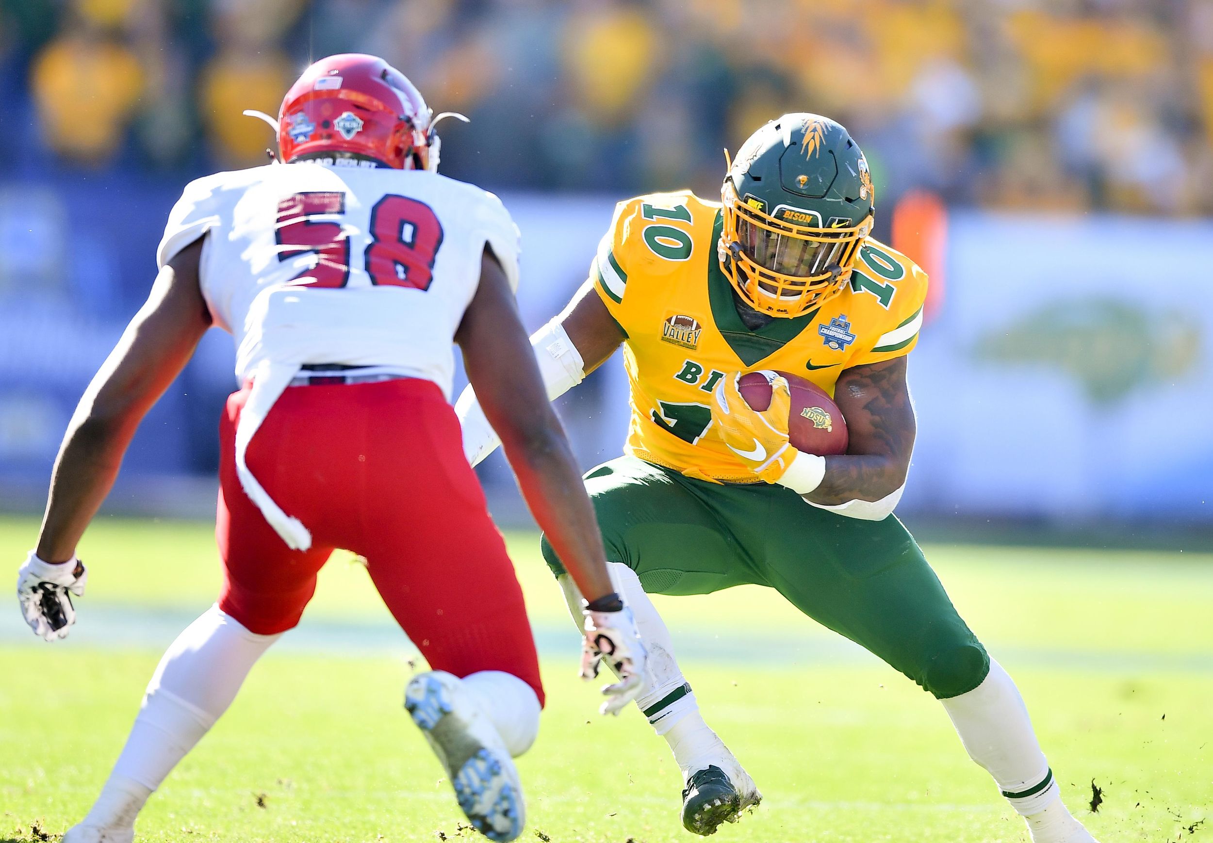 NDSU Bison Football Fans - Easton Stick on NOW. NFL Network and sportsurge.net