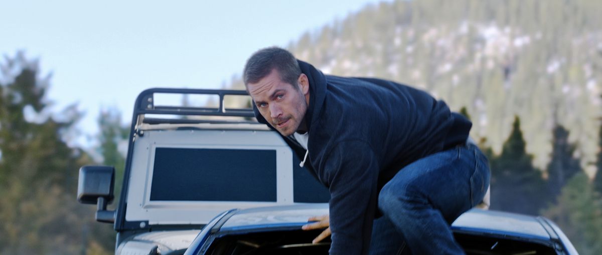 “Furious 7 ” is dedicated to Paul Walker, who plays Brian and who died in 2013 while the film was still in production.