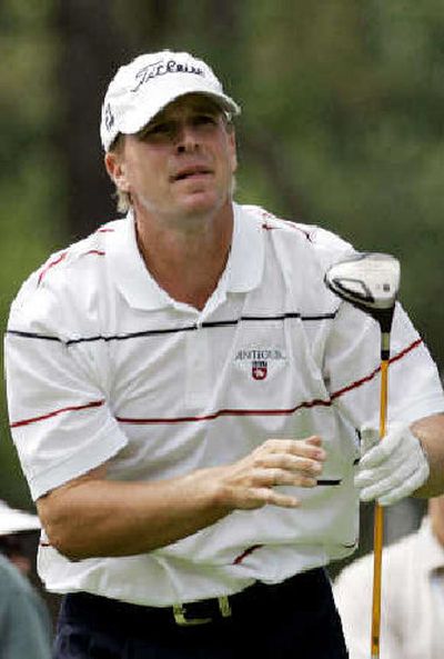 
Steve Stricker drives at No. 3 in the U.S. Open at Winged Foot.  
 (Associated Press / The Spokesman-Review)
