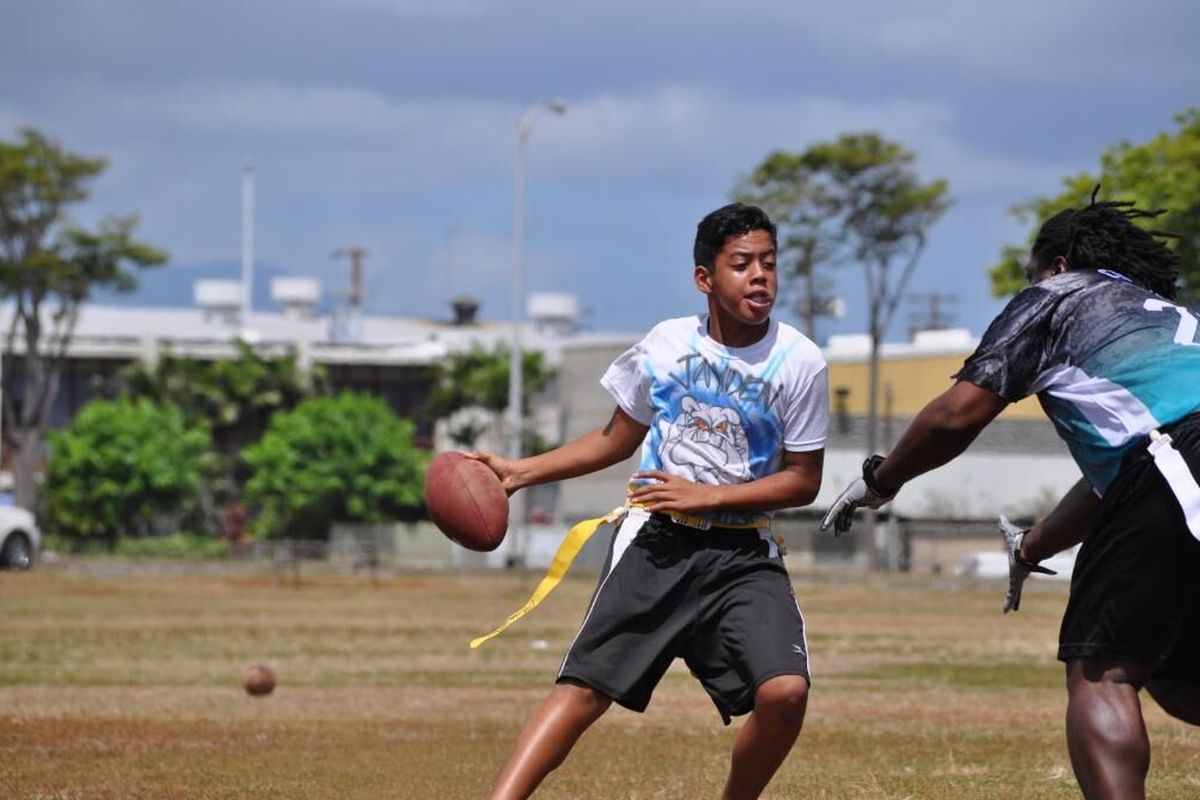 Washington State true freshman quarterback Jayden de Laura learned to play football growing up in Honolulu.  (de Laura family/Courtesy)