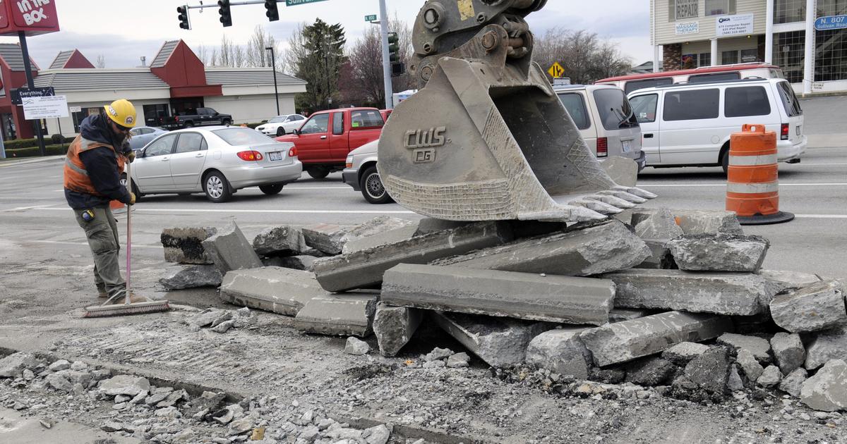 Spokane Valley crews upgrade rutted roads