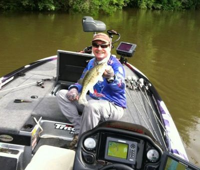Professional bass angler Shaw Grigsby. (Courtesy photo)