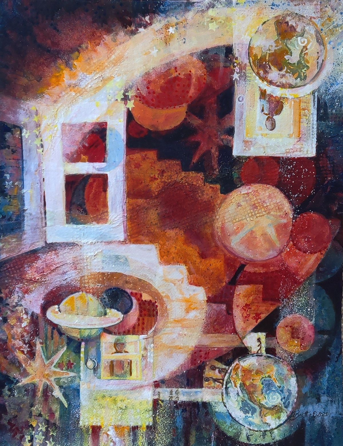 “Doorways to an Alternate Universe,” by Elise Beattie, will be showcased at the Northwest Watercolor Society’s Signature Member Exhibition in Seattle through July.  (Elise Beattie)