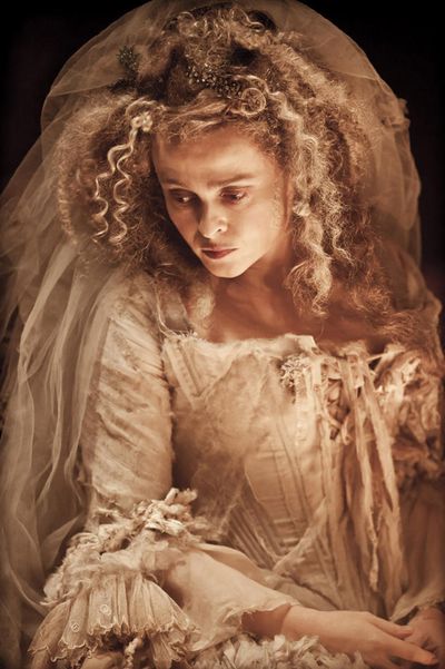 Helena Bonham Carter plays – and embodies – Miss Havisham.