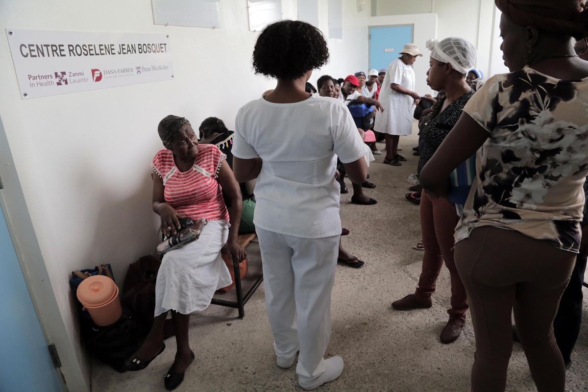 A nurse at the University Hospital of Mirebalais in central Haiti calls out the names of patients who will be getting their chemotherapy treatment. (Jose A. Iglesias/MIAMI HERALD/TNS)