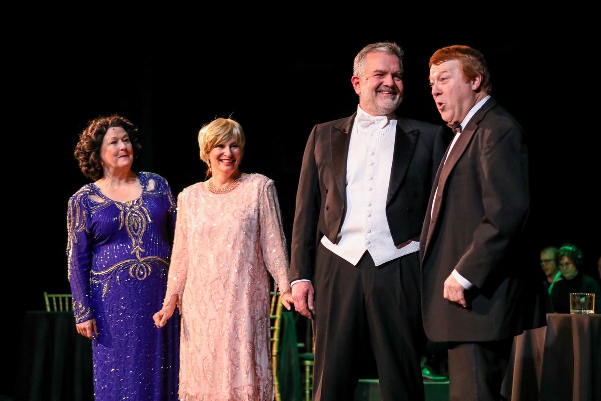 From left to right, Robbi Starnegg, Katherine Lench Meyering, Darryl Gurecky and Michael Hynes in a scene from “Follies.” (Marlee Andrews)