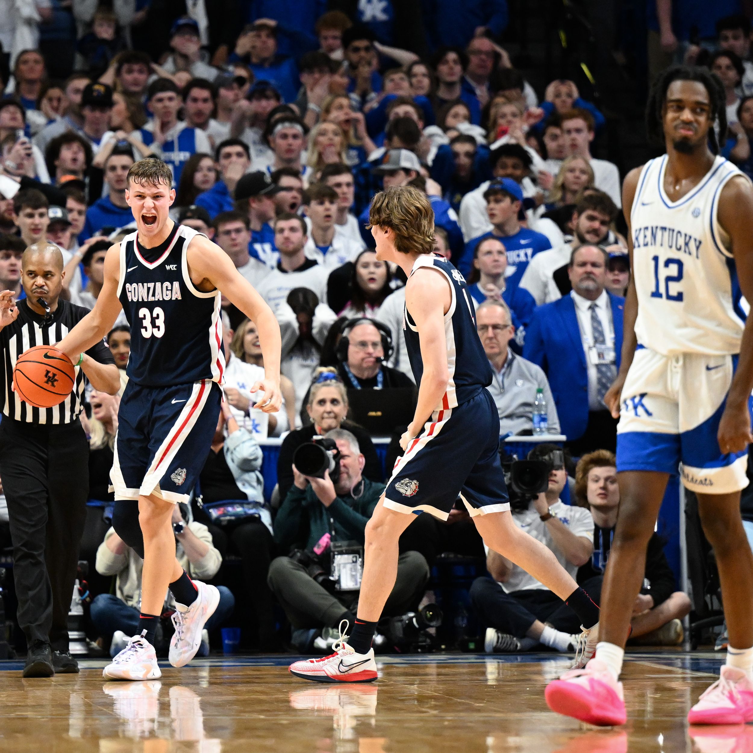 Gonzaga comes up with key plays, secures marquee win against No. 17 Kentucky  at Rupp Arena | The Spokesman-Review