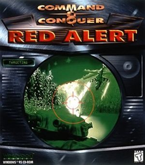 Wikipedia image of Command and Conquer: Red Alert box art from 1996. (Wikipedia)