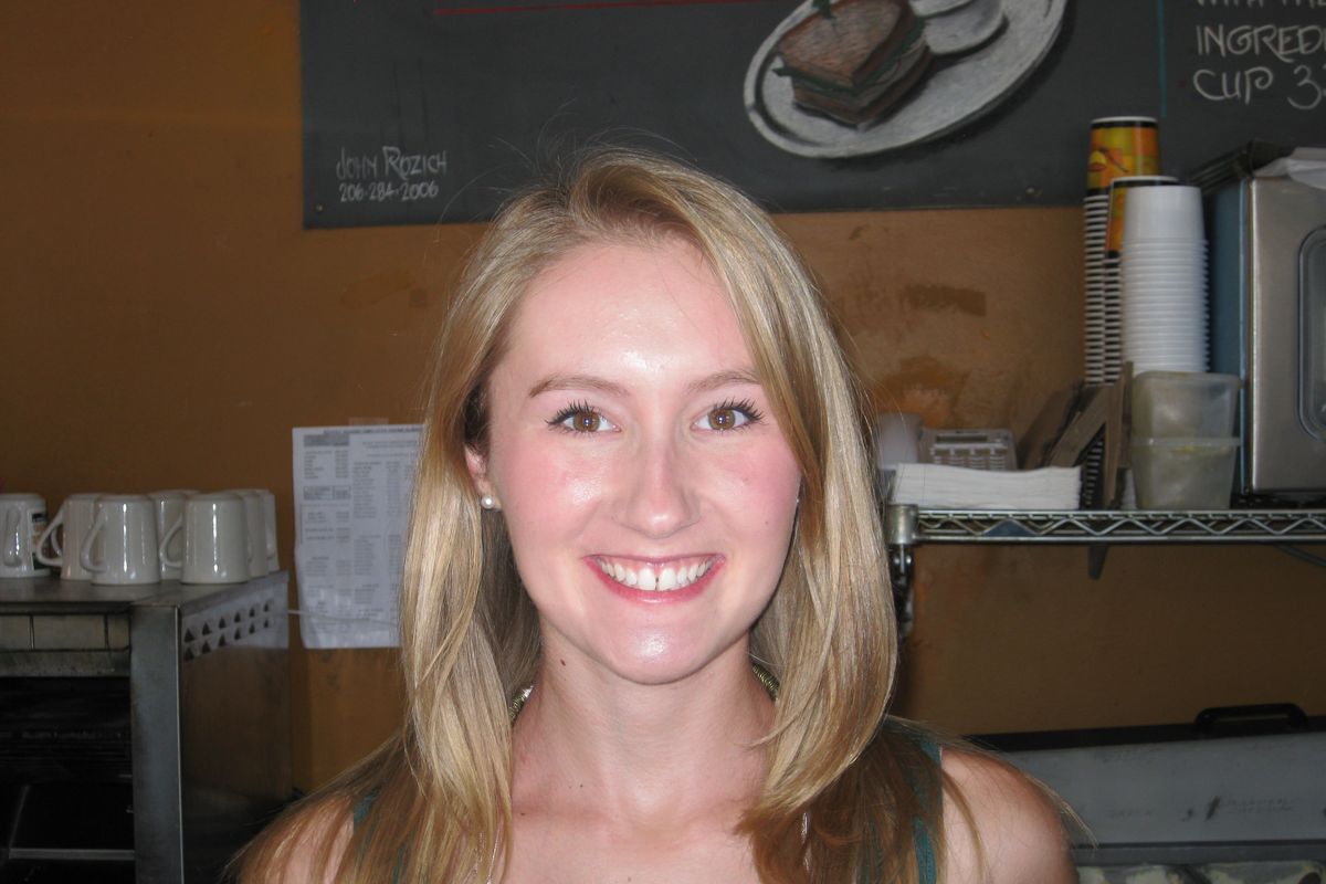 Ria Jewell, of Spokane: “My sister. She’s my best friend, and she knows how to read me.”