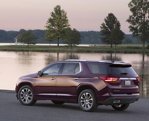 The three-row Traverse is built on a lightweight new chassis and is restyled inside and out. Its go-to powertrain is stronger and more efficient. (Chevrolet)