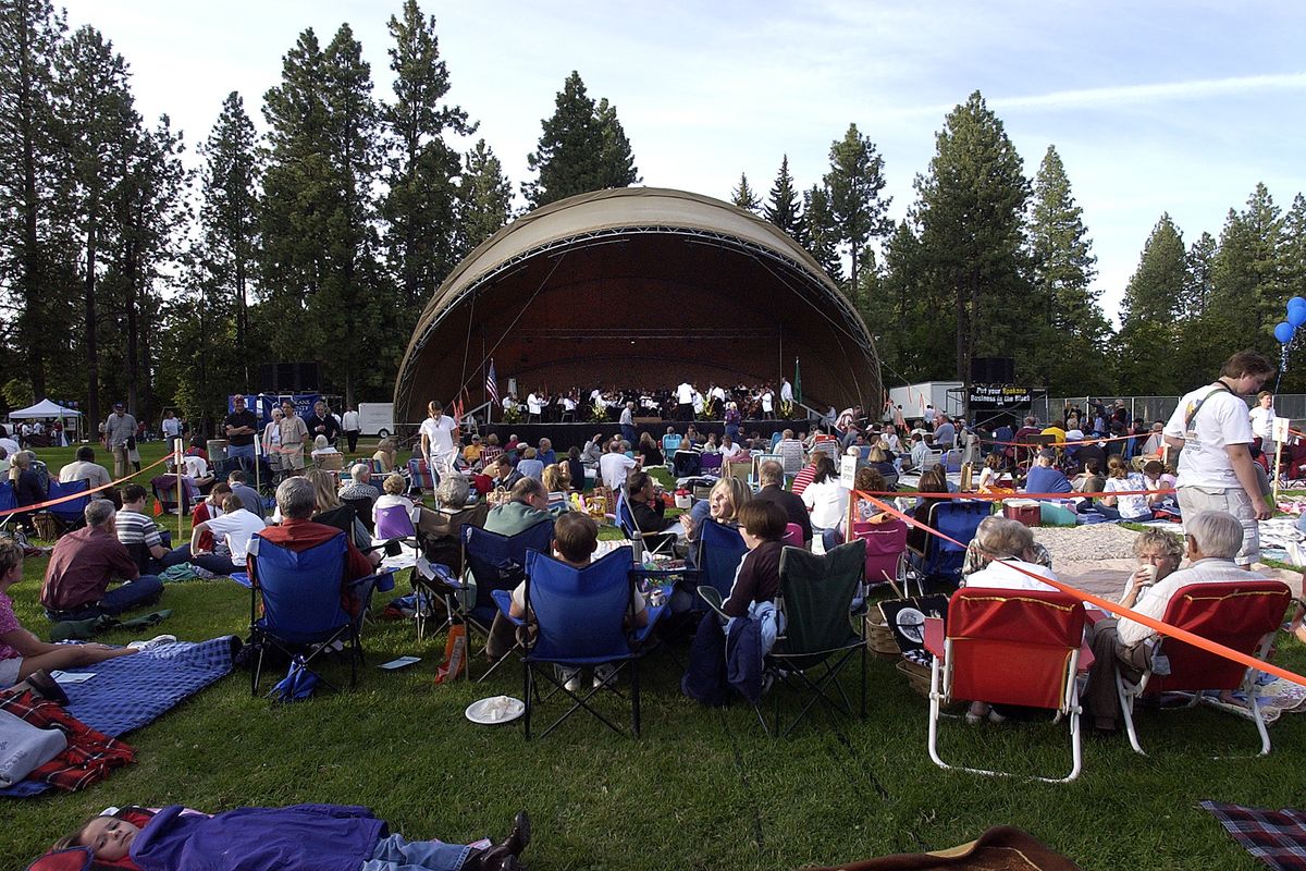 The Spokane Symphony returns to Comstock Park on Monday.  (File / The Spokesman-Review)