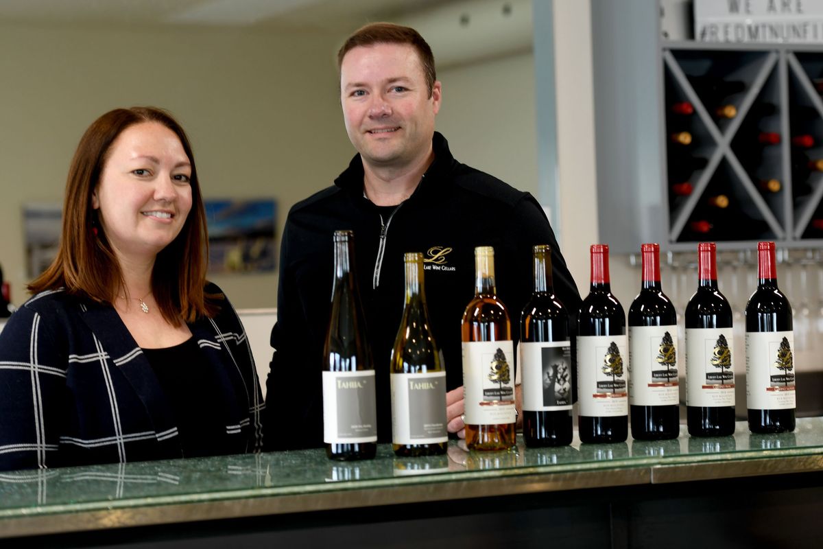 Sarah and Mark Lathrop own Liberty Lake Wine Cellars, recently named by Great Northwest Wine Magazine as a 2022 Washington Winery to Watch.  (Kathy Plonka/The Spokesman-Review)