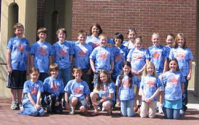 
Courtesy of the school Meadow Ridge Elementary School  students competed in the regional Math is Cool competition. Twelve students on three teams in fourth, fifth and sixth grades qualified to state at Mount Spokane High School on May 17.
 (Courtesy of the school / The Spokesman-Review)
