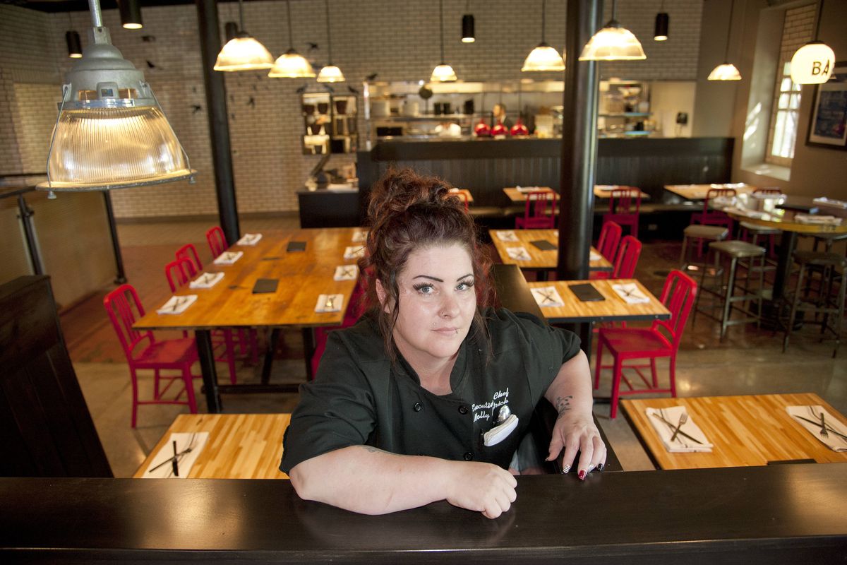 Molly Patrick is the executive chef of the Blackbird at 905 N. Washington St. in Spokane, in the old Broadview Dairy building. (Dan Pelle)