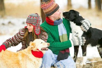 
Experts advise to keep pets inside on particularly cold days or, if a dog must be taken for a walk, have it wear protective booties to prevent frostbite or check its paws for injury immediately afterward. 
 (clipart.com / The Spokesman-Review)