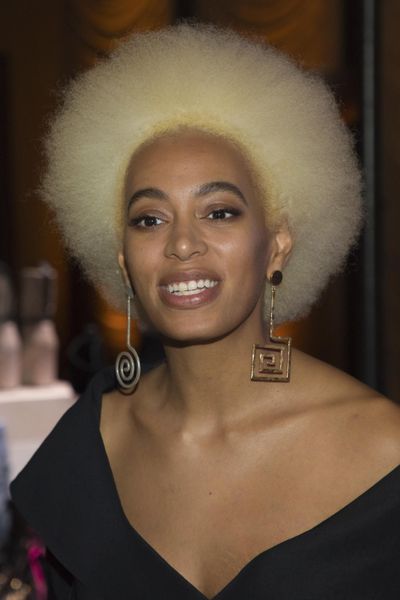 Solange Knowles attends the Stuart Weitzman FW 2018 Cocktail Party on Feb. 8, 2018, at The Pool in New York. Knowles is getting another honor, this one from the Harvard Foundation. The singer, songwriter and artist has been named as the foundations artist of the year, and is set to accept the accolade on March 3. (Brent N. Clarke / Brent N. Clarke/Invision/AP)