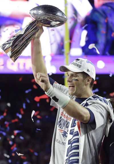 Patriots QB Tom Brady has four Super Bowl wins and three Super Bowl MVP awards. (Associated Press)