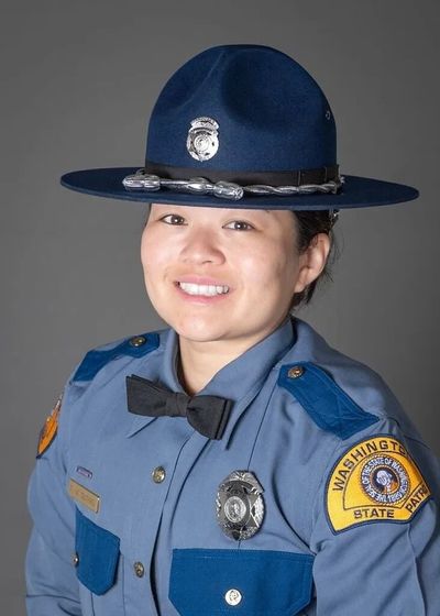 Washington State Patrol Trooper Tara-Marysa Guting, shown here, was killed on December 19 as she investigated a collision near Tacoma. She was 29.  (Photo courtesy of the Washington State Patrol)