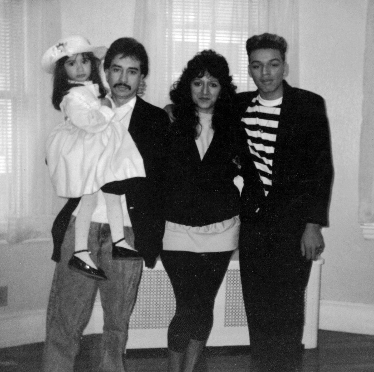 Diane Guerrero, left, with her parents and half brother, Eric, in an undated family photograph. (Handout / courtesy)