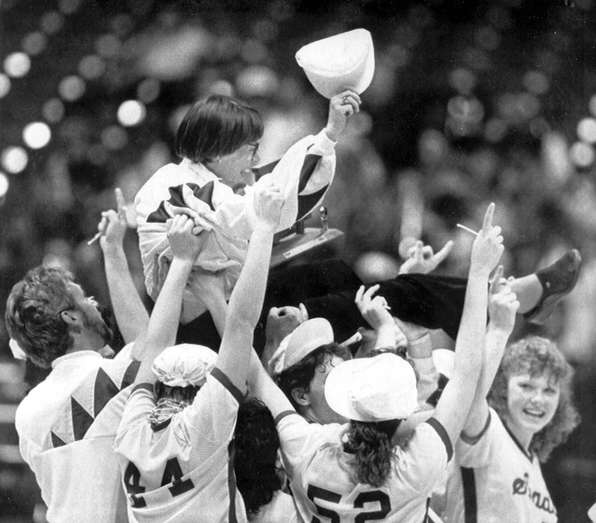 Linda Sheridan knew how to lift her girls athletes at Shadle Park to unprecedented heights. (File)